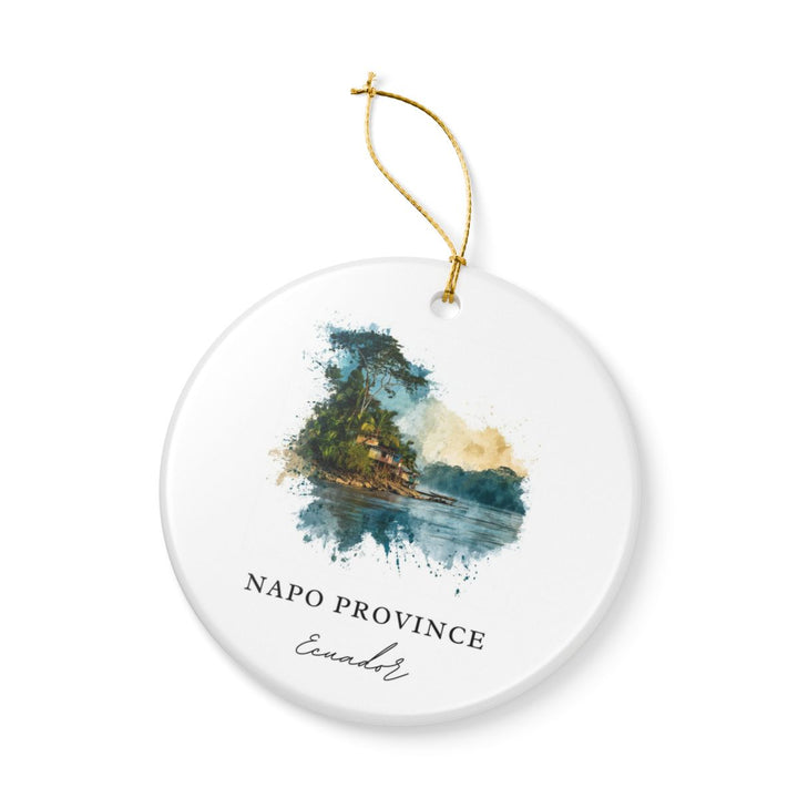 Napo Province Ecuador Ornament: Unique Napo Province Souvenir, Napo Province Ecuador Xmas Decor, and Authentic Napo Province Gift