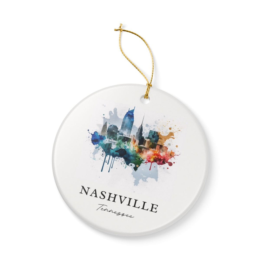 Nashville Tennessee Ornament | Christmas Travel Souvenir Gift