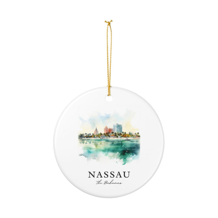 Nassau Bahamas Ornament | Christmas Travel Souvenir Gift