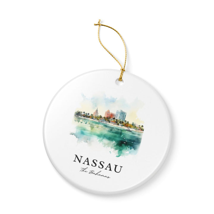 Nassau Bahamas Ornament | Christmas Travel Souvenir Gift