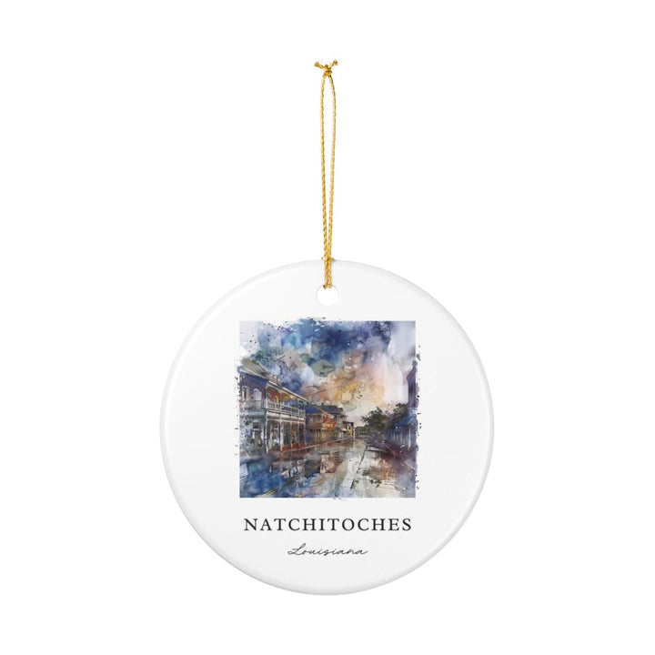 Natchitoches Louisiana Ornament: Unique Natchitoches Louisiana Souvenir, Natchitoches Louisiana Xmas Decor, and Authentic Natchitoches Louisiana Gift