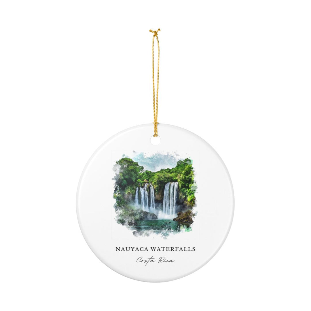 Nauyaca Waterfalls Costa Rica Ornament: Unique Nauyaca Waterfalls Costa Rica Souvenir, Nauyaca Waterfalls Costa Rica Xmas Decor
