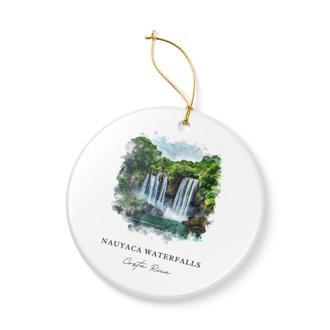 Nauyaca Waterfalls Costa Rica Ornament: Unique Nauyaca Waterfalls Costa Rica Souvenir, Nauyaca Waterfalls Costa Rica Xmas Decor