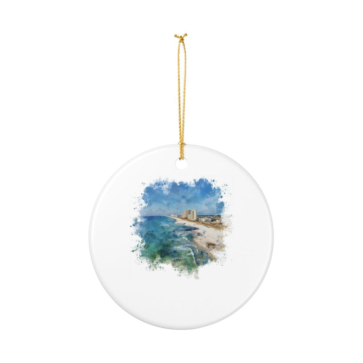 Navarre Beach Ornament: Unique Navarre Beach Souvenir, Navarre Beach Xmas Decor, and Authentic Navarre Beach Gift