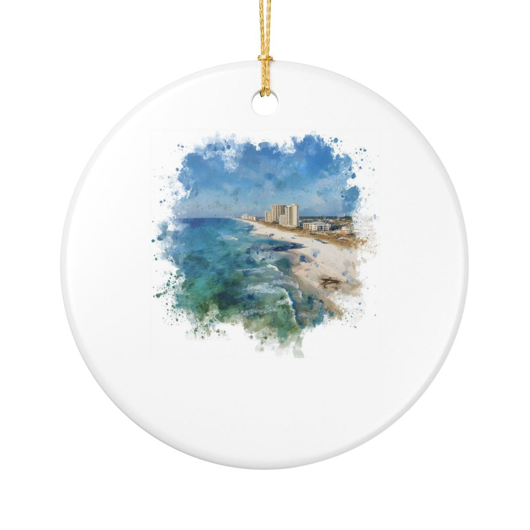 Navarre Beach Ornament: Unique Navarre Beach Souvenir, Navarre Beach Xmas Decor, and Authentic Navarre Beach Gift