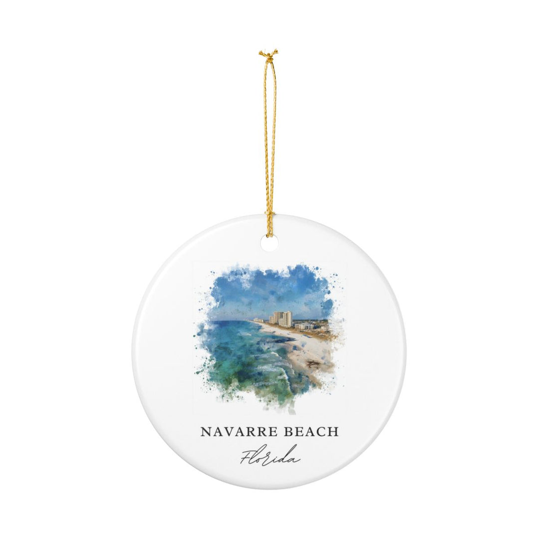 Navarre Beach Florida Ornament | Christmas Travel Souvenir Gift