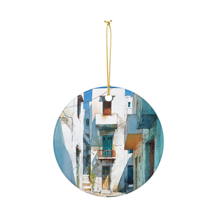Naxos Greece Ornament: Unique Naxos Souvenir, Naxos Greece Xmas Decor, and Authentic Naxos Gift