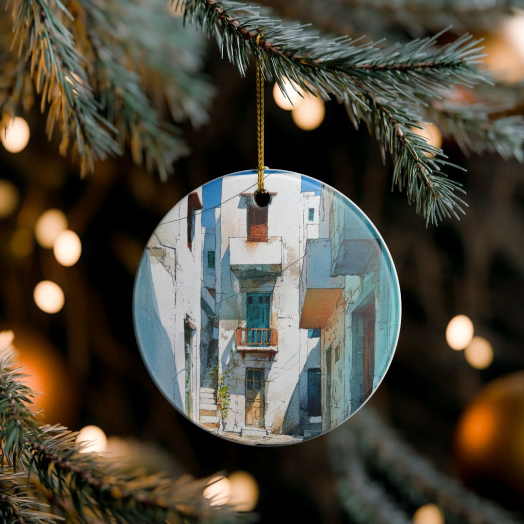 Naxos Greece Ornament: Unique Naxos Souvenir, Naxos Greece Xmas Decor, and Authentic Naxos Gift