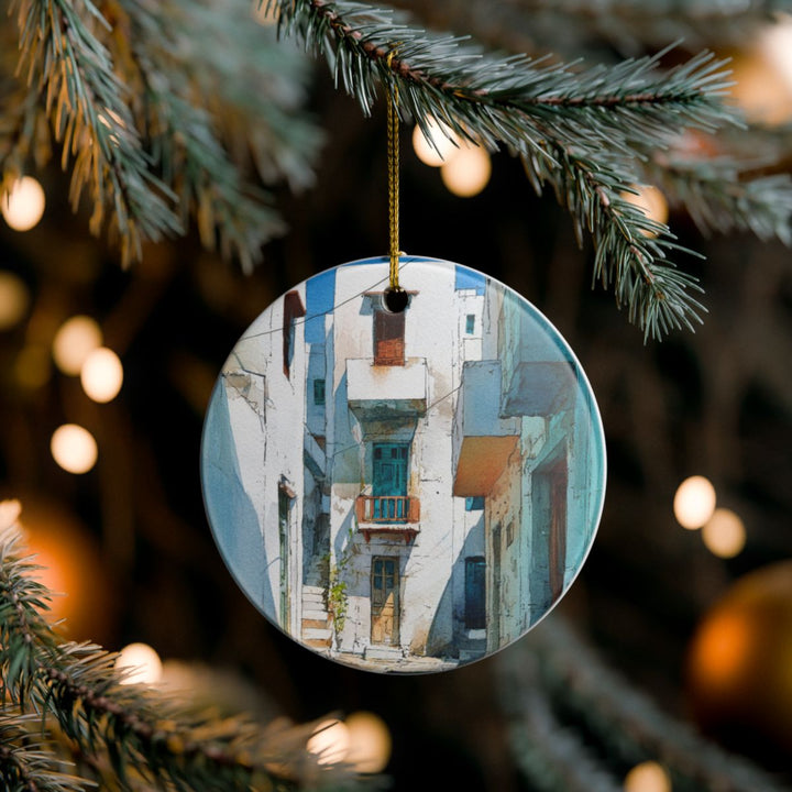 Naxos Greece Ornament: Unique Naxos Souvenir, Naxos Greece Xmas Decor, and Authentic Naxos Gift