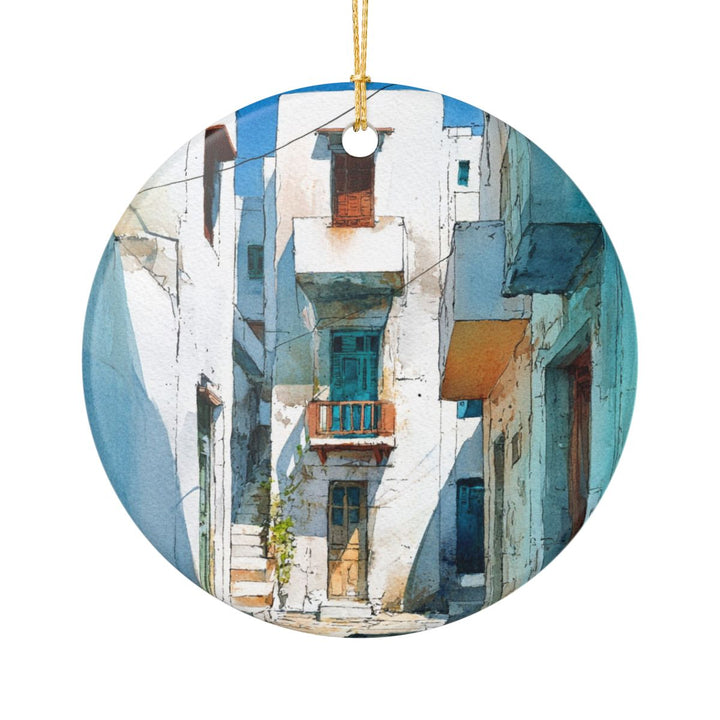 Naxos Greece Ornament: Unique Naxos Souvenir, Naxos Greece Xmas Decor, and Authentic Naxos Gift
