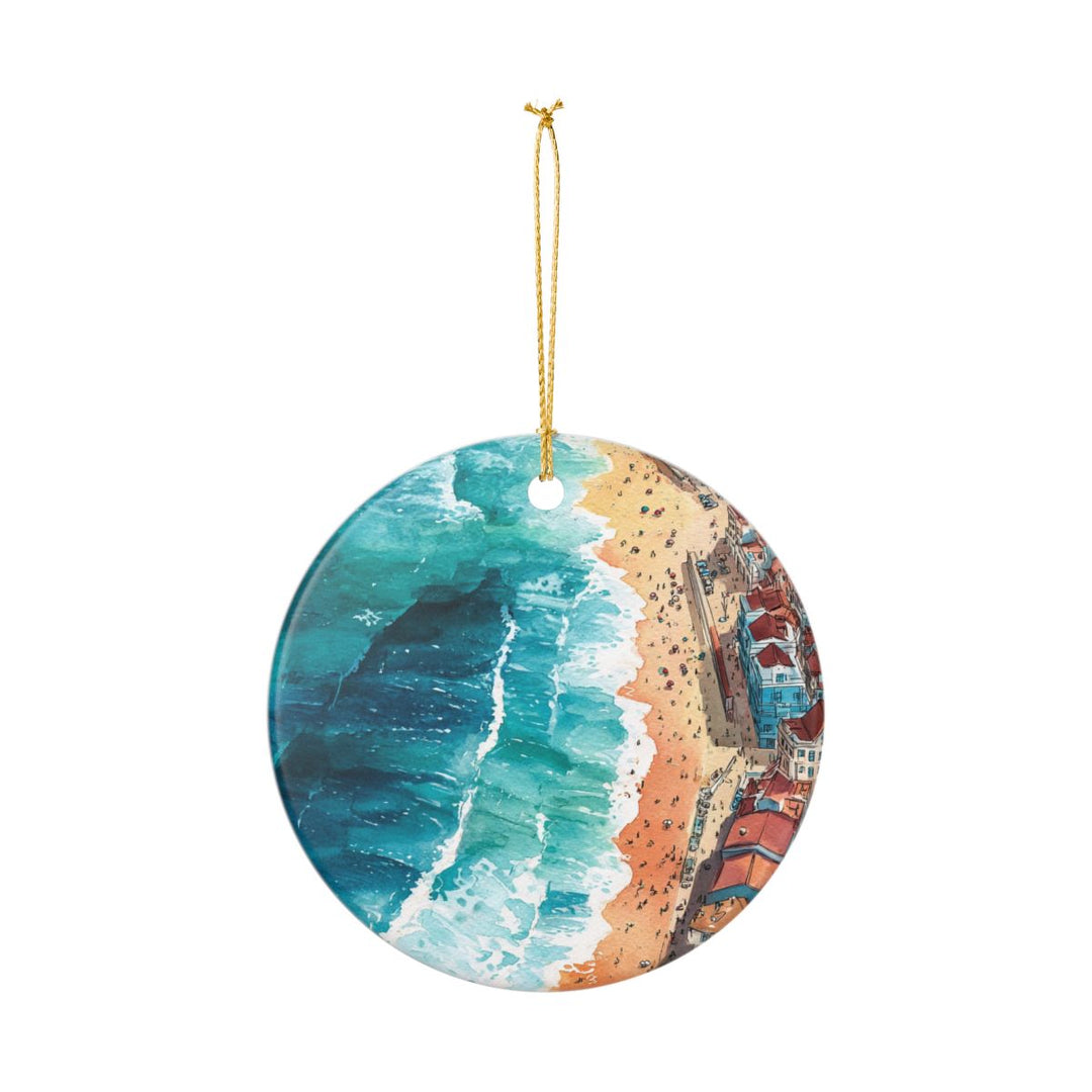 Nazare Portugal Ornament: Unique Nazare Souvenir, Nazare Portugal Xmas Decor, and Authentic Nazare Gift