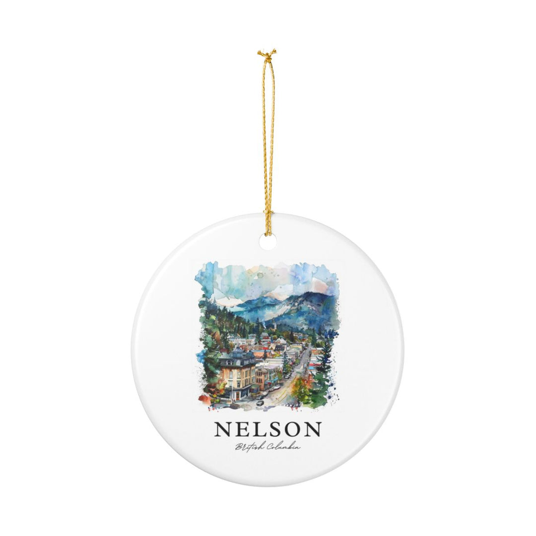 Nelson Canada Ornament: Unique Nelson Souvenir, Nelson Canada Xmas Decor, and Authentic Nelson Gift