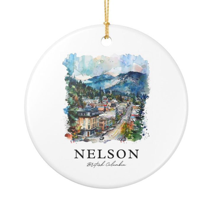 Nelson Canada Ornament: Unique Nelson Souvenir, Nelson Canada Xmas Decor, and Authentic Nelson Gift