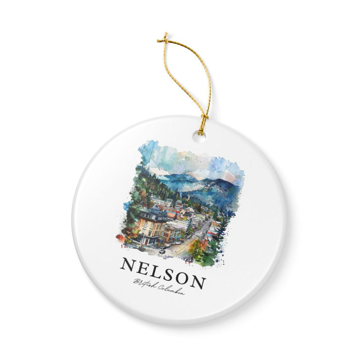 Nelson Canada Ornament: Unique Nelson Souvenir, Nelson Canada Xmas Decor, and Authentic Nelson Gift