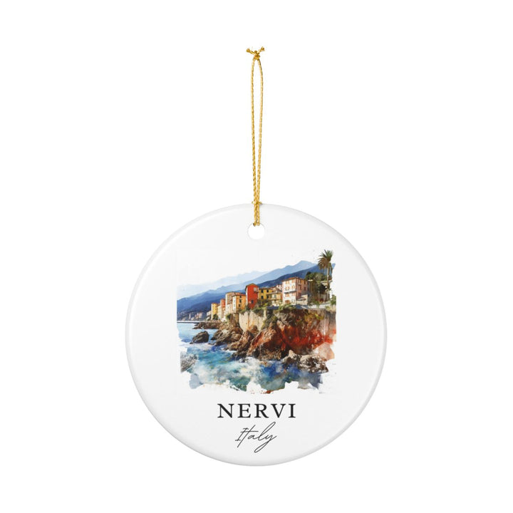Nervi Italy Ornament: Unique Nervi Souvenir, Nervi Italy Xmas Decor, and Authentic Nervi Gift
