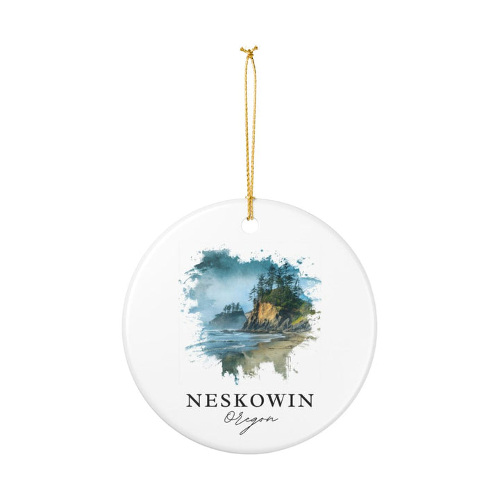 Neskowin Oregon Ornament: Unique Neskowin Souvenir, Neskowin Oregon Xmas Decor, and Authentic Neskowin Gift