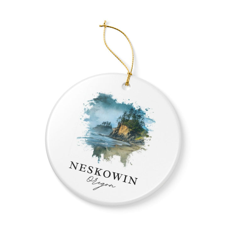 Neskowin Oregon Ornament: Unique Neskowin Souvenir, Neskowin Oregon Xmas Decor, and Authentic Neskowin Gift