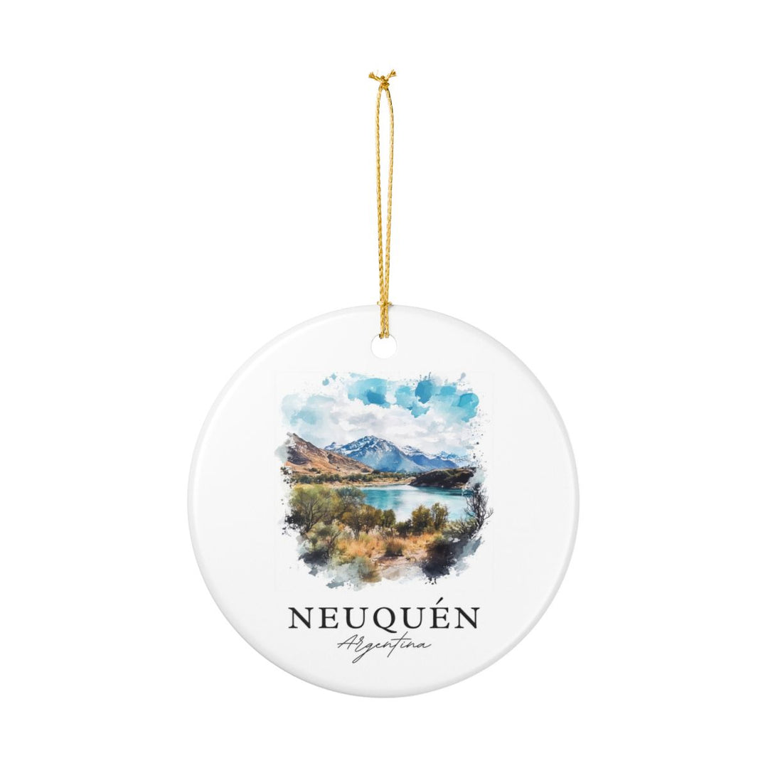 Neuquén Argentina Ornament: Unique Neuquén Souvenir, Neuquén Argentina Xmas Decor, and Authentic Neuquén Gift