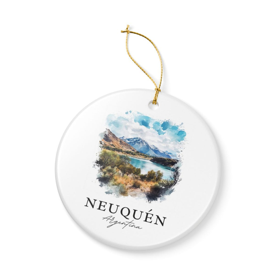Neuquén Argentina Ornament: Unique Neuquén Souvenir, Neuquén Argentina Xmas Decor, and Authentic Neuquén Gift