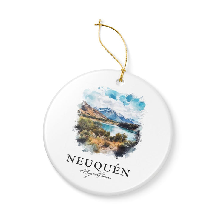 Neuquén Argentina Ornament: Unique Neuquén Souvenir, Neuquén Argentina Xmas Decor, and Authentic Neuquén Gift