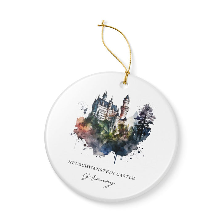 Neuschwanstein Castle Germany Ornament: Unique Neuschwanstein Castle Souvenir, Neuschwanstein Castle Germany Xmas Decor, and Authentic Neuschwanstein Castle Gift