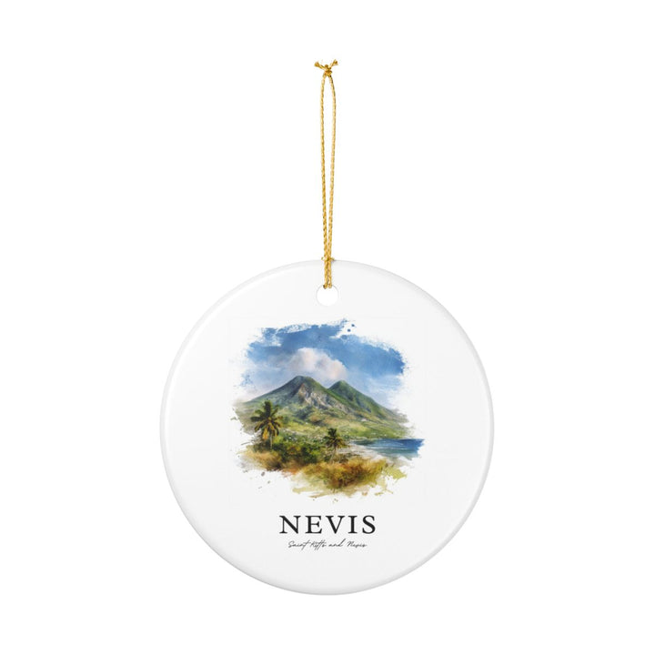 Nevis St Kitts and Nevis Ornament: Unique Nevis St Kitts and Nevis Souvenir, Nevis St Kitts and Nevis Xmas Decor