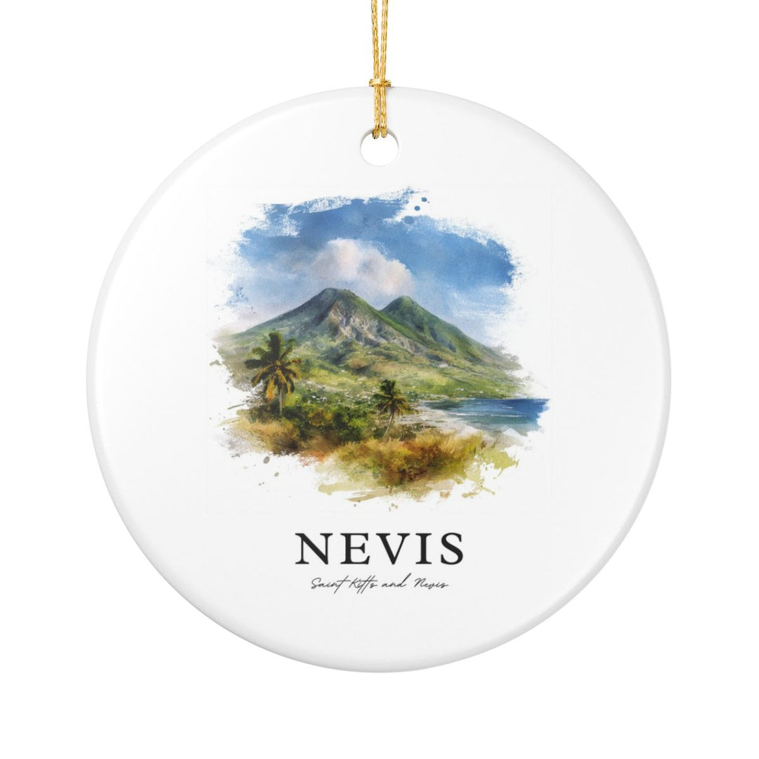 Nevis St Kitts and Nevis Ornament: Unique Nevis St Kitts and Nevis Souvenir, Nevis St Kitts and Nevis Xmas Decor