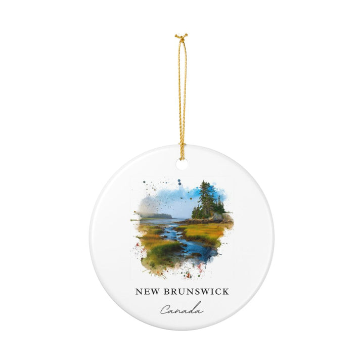 New Brunswick Canada Ornament: Unique New Brunswick Souvenir, New Brunswick Canada Xmas Decor, and Authentic New Brunswick Gift