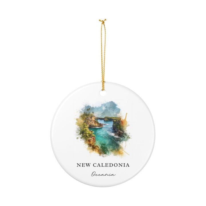 New Caledonia Oceania Ornament: Unique New Caledonia Oceania Souvenir, New Caledonia Oceania Xmas Decor, and Authentic New Caledonia Oceania Gift