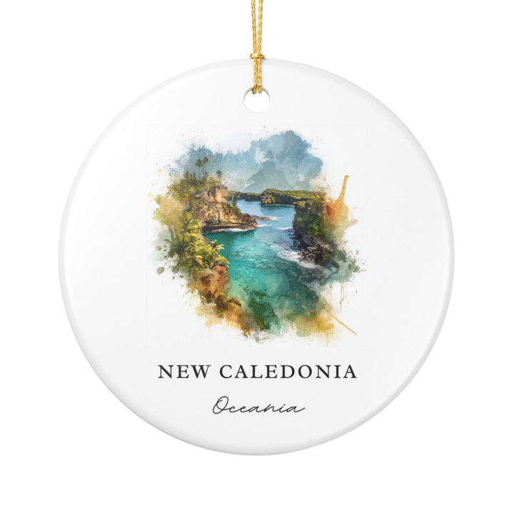New Caledonia Oceania Ornament: Unique New Caledonia Oceania Souvenir, New Caledonia Oceania Xmas Decor, and Authentic New Caledonia Oceania Gift