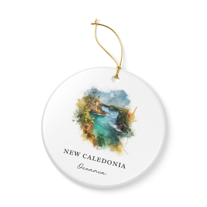 New Caledonia Oceania Ornament: Unique New Caledonia Oceania Souvenir, New Caledonia Oceania Xmas Decor, and Authentic New Caledonia Oceania Gift
