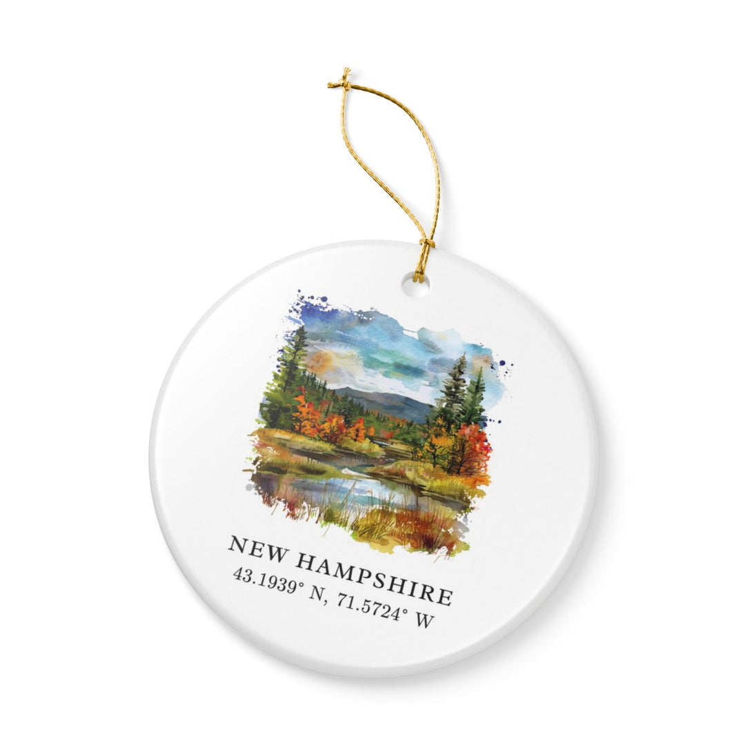 New Hampshire Ornament | Christmas Travel Souvenir Gift