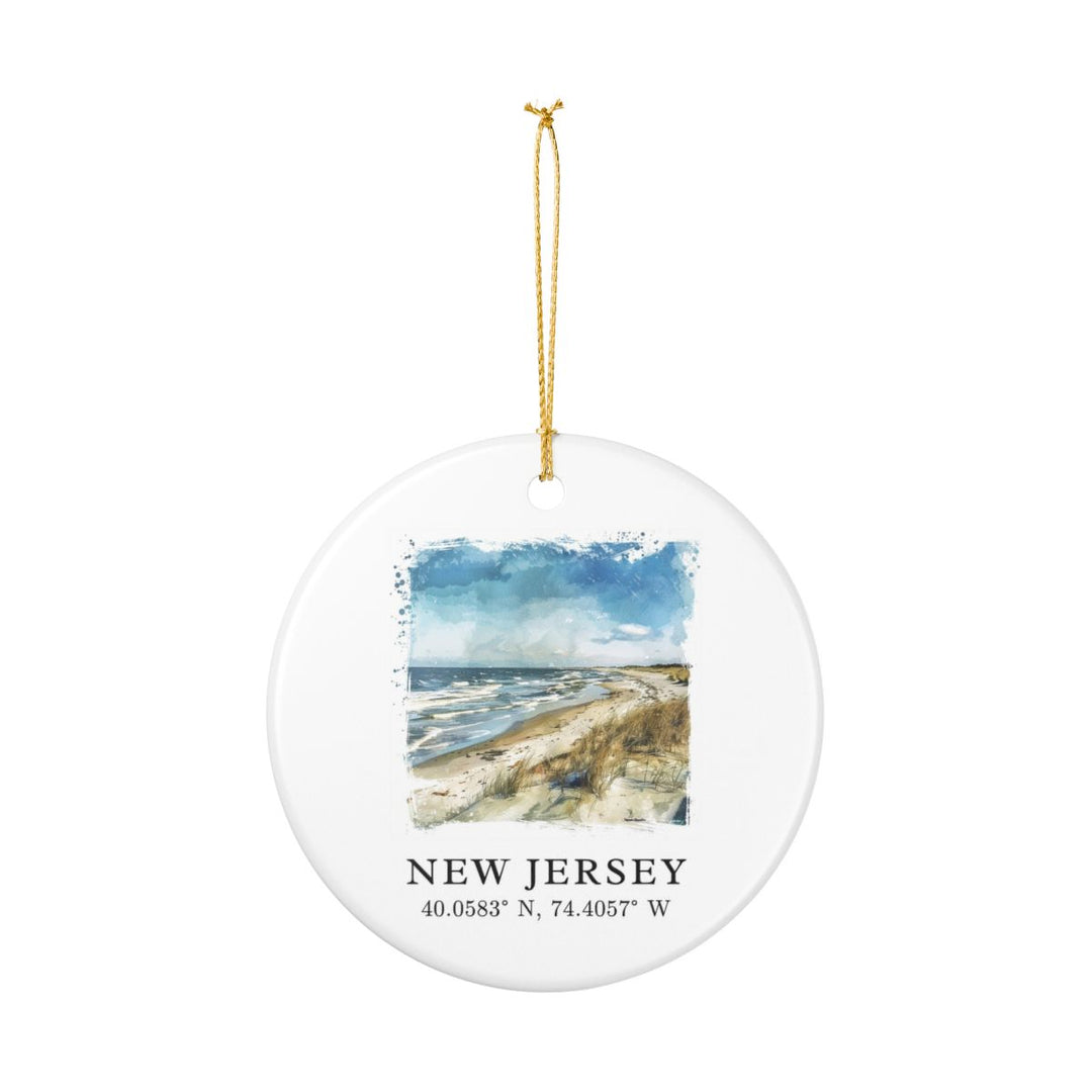New Jersey Ornament: Unique New Jersey Souvenir, New Jersey Xmas Decor, and Authentic New Jersey Gift