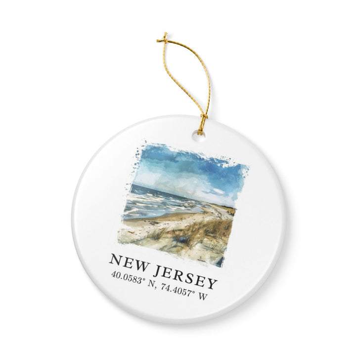 New Jersey Ornament: Unique New Jersey Souvenir, New Jersey Xmas Decor, and Authentic New Jersey Gift