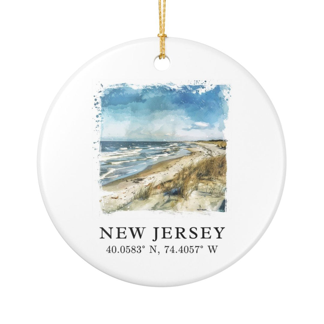 New Jersey Ornament: Unique New Jersey Souvenir, New Jersey Xmas Decor, and Authentic New Jersey Gift
