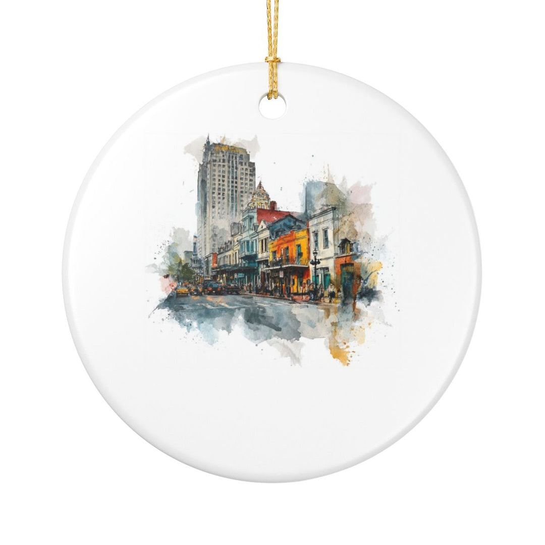 New Orleans Louisiana Ornament: Unique New Orleans Souvenir, New Orleans Louisiana Xmas Decor, and Authentic New Orleans Gift