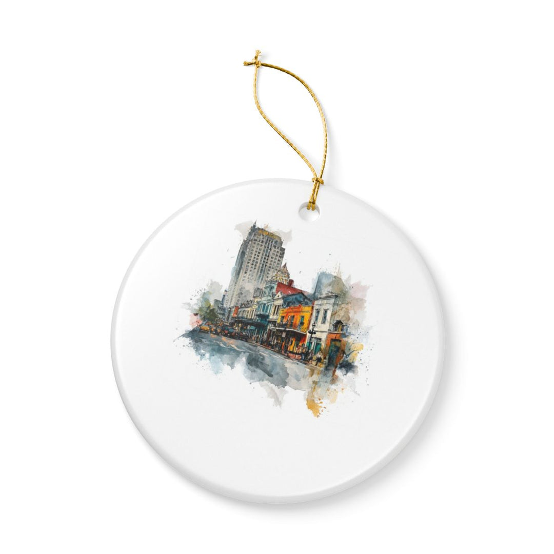 New Orleans Louisiana Ornament: Unique New Orleans Souvenir, New Orleans Louisiana Xmas Decor, and Authentic New Orleans Gift