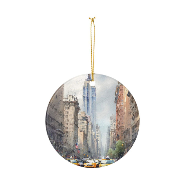 New York City USA Ornament: Unique New York City Souvenir, New York City USA Xmas Decor, and Authentic New York City Gift