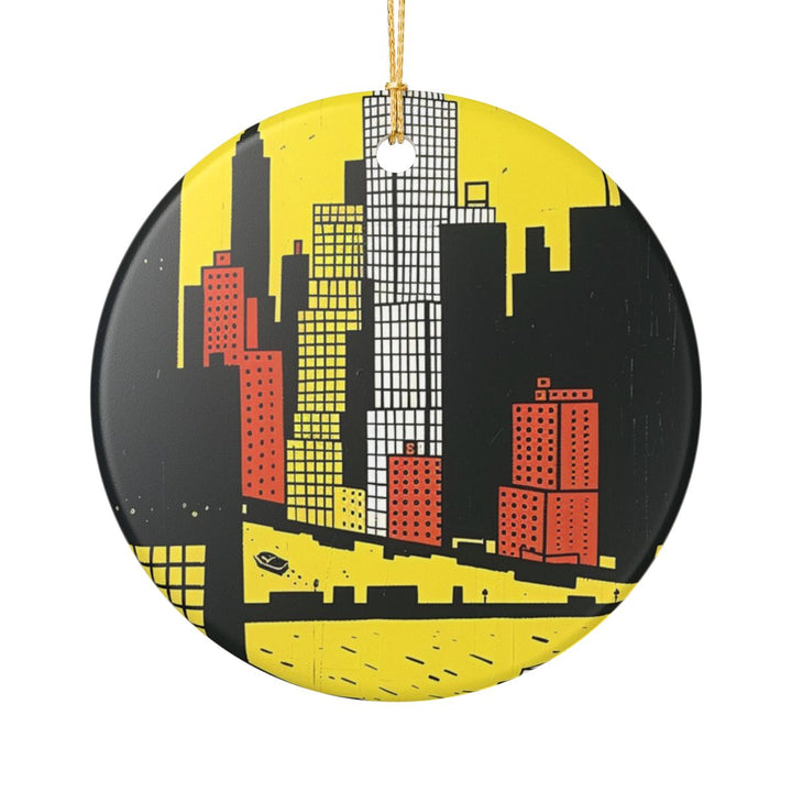 New York City USA Ornament: Unique New York City Souvenir, New York City USA Xmas Decor, and Authentic New York City Gift