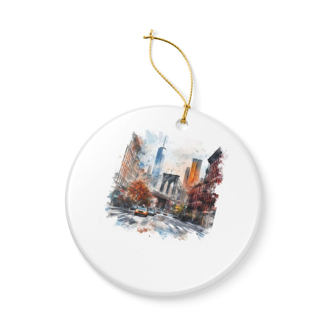 New York City USA Ornament: Unique New York City Souvenir, New York City USA Xmas Decor, and Authentic New York City Gift