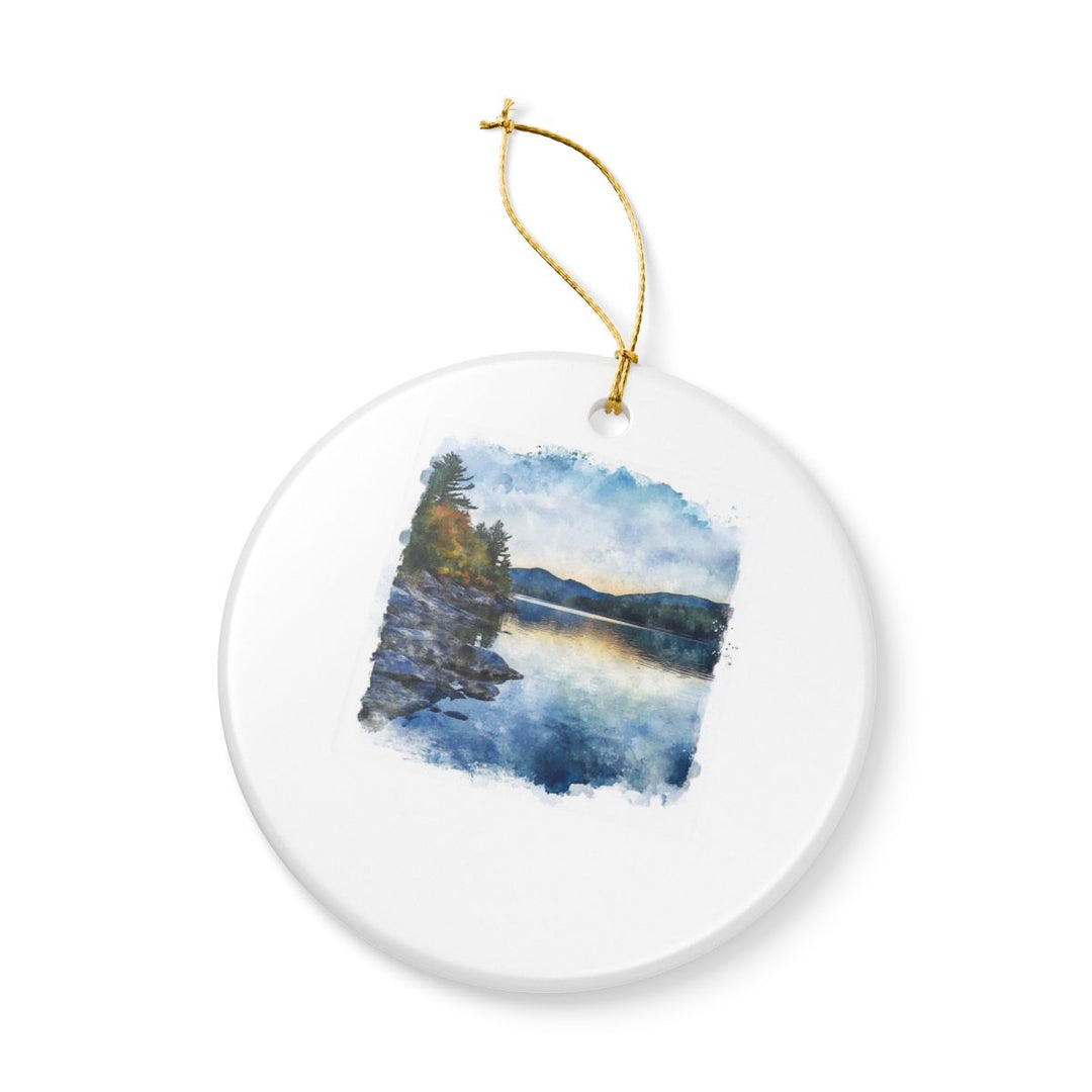Newfound Lake Ornament: Unique Newfound Lake Souvenir, Newfound Lake Xmas Decor, and Authentic Newfound Lake Gift