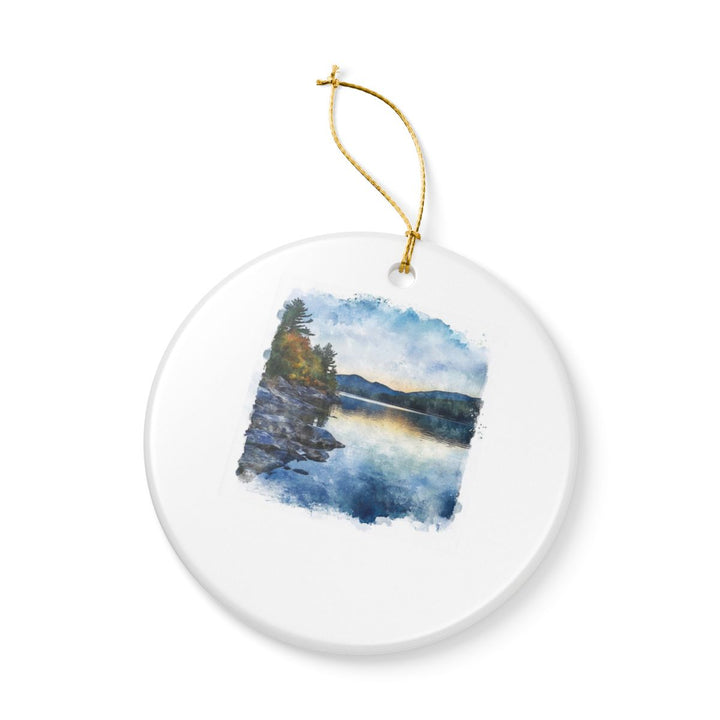 Newfound Lake Ornament: Unique Newfound Lake Souvenir, Newfound Lake Xmas Decor, and Authentic Newfound Lake Gift