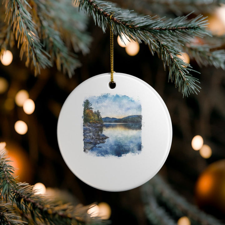 Newfound Lake Ornament: Unique Newfound Lake Souvenir, Newfound Lake Xmas Decor, and Authentic Newfound Lake Gift