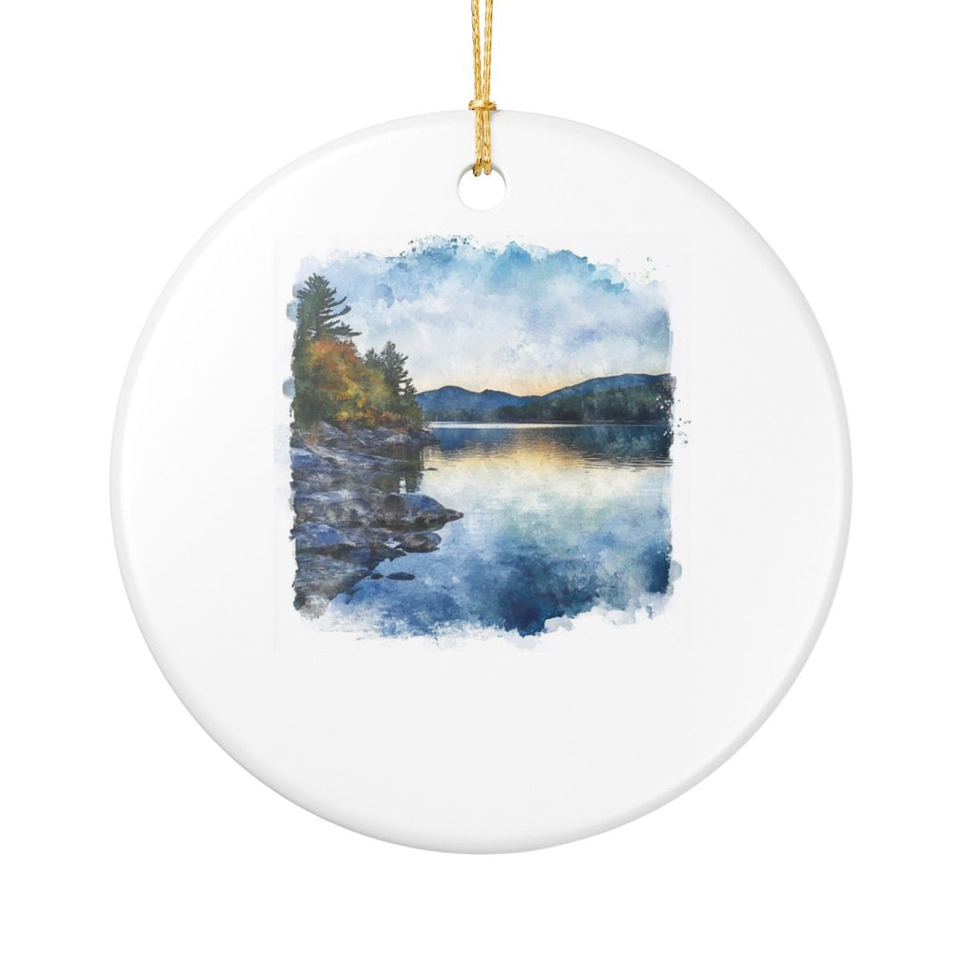 Newfound Lake Ornament: Unique Newfound Lake Souvenir, Newfound Lake Xmas Decor, and Authentic Newfound Lake Gift