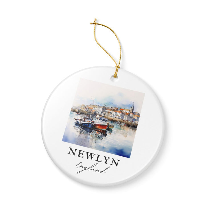 Newlyn England Ornament: Unique Newlyn Souvenir, Newlyn England Xmas Decor, and Authentic Newlyn Gift