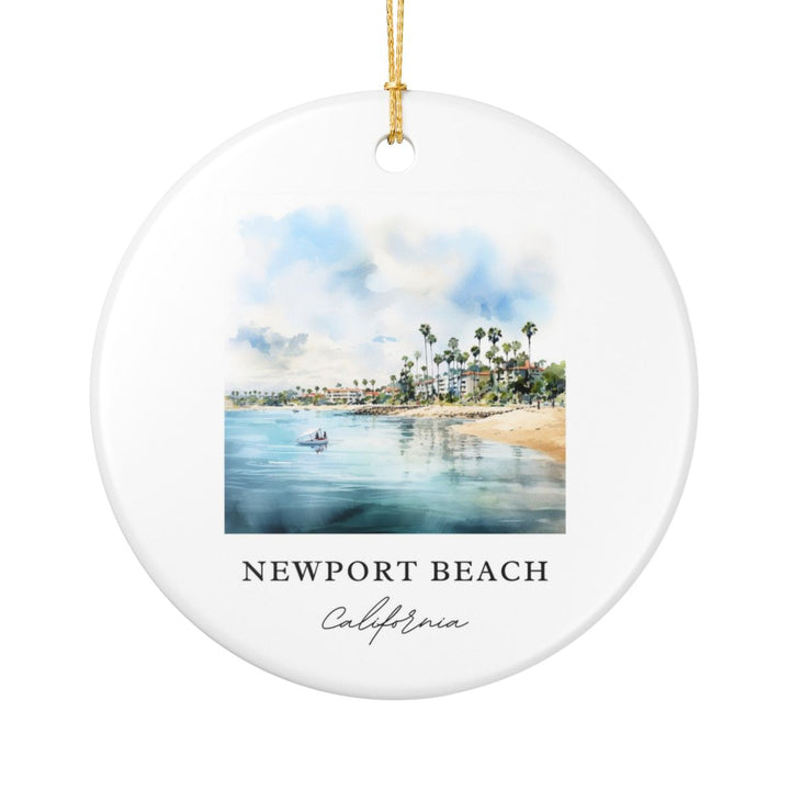 Newport Beach California Ornament | Christmas Travel Souvenir Gift
