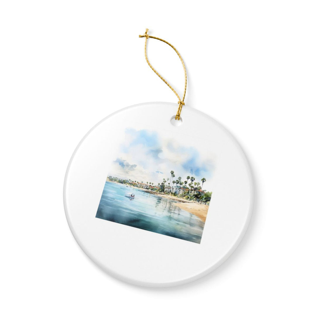 Newport Beach USA Ornament: Unique Newport Beach Souvenir, Newport Beach USA Xmas Decor, and Authentic Newport Beach Gift