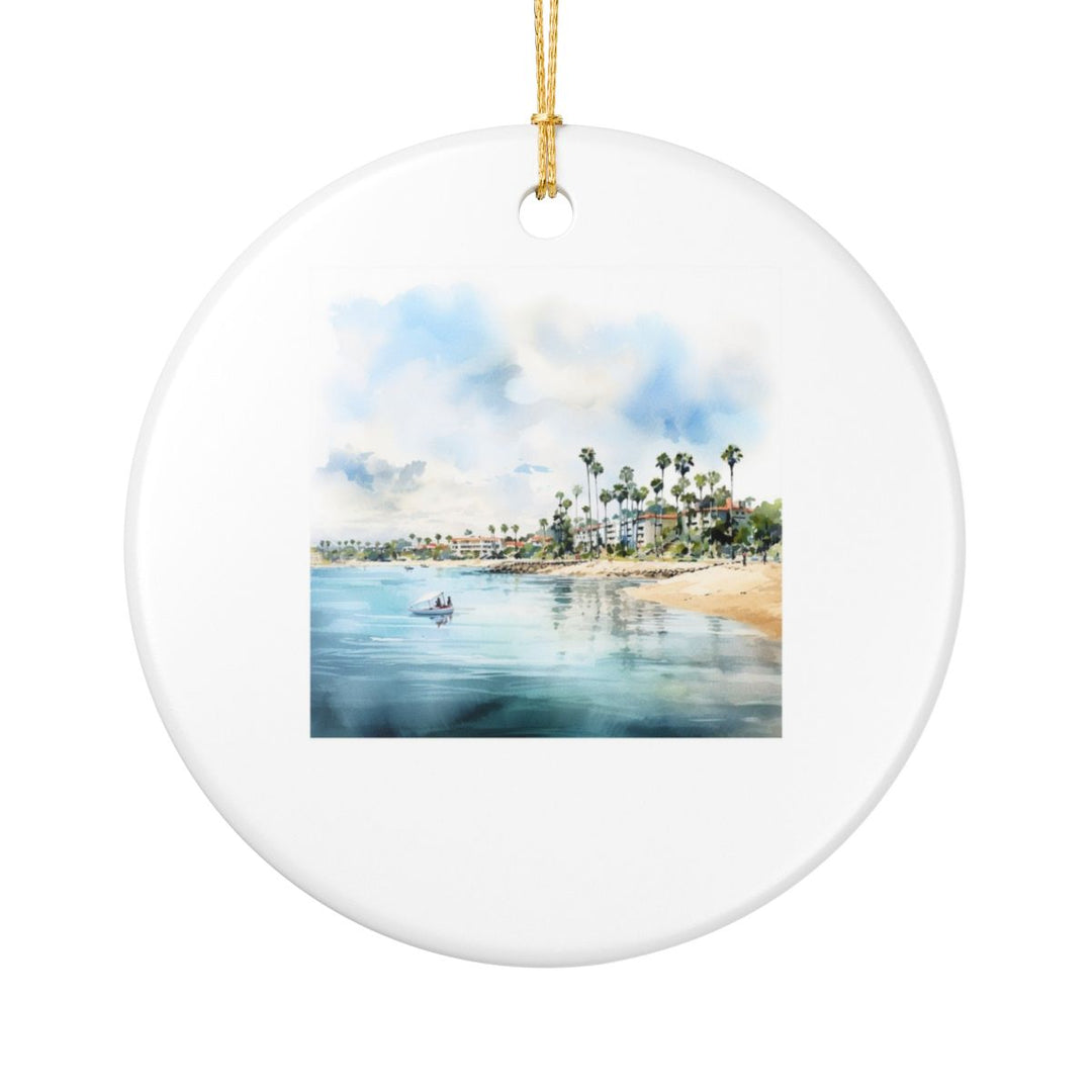 Newport Beach USA Ornament: Unique Newport Beach Souvenir, Newport Beach USA Xmas Decor, and Authentic Newport Beach Gift