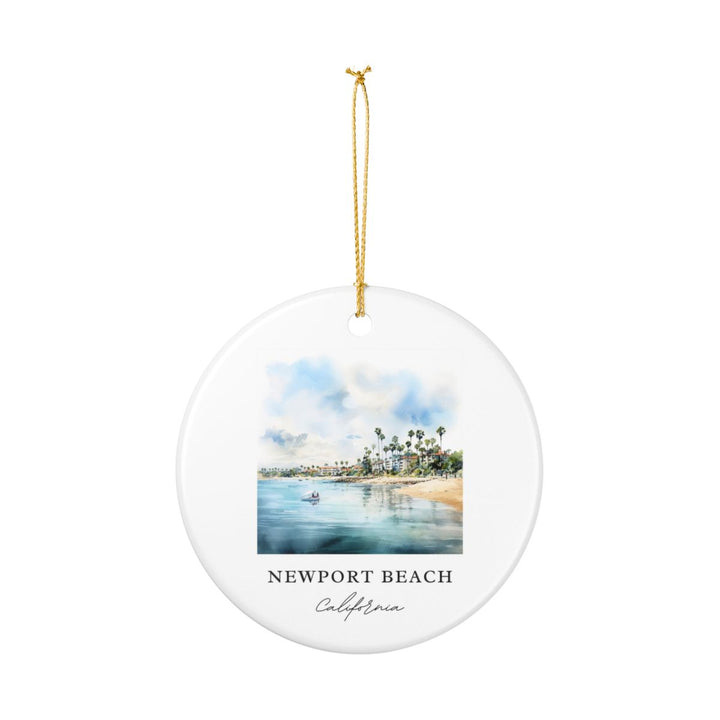 Newport Beach California Ornament | Christmas Travel Souvenir Gift