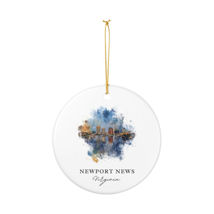 Newport News Virginia Ornament | Christmas Travel Souvenir Gift